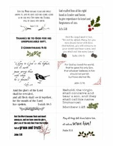 20 FREE Christ-Focused Christmas Scripture Cards