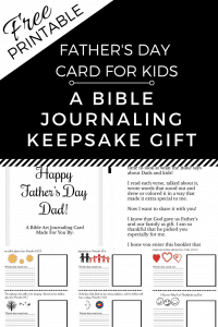 Father's Day Bible Journaling Card Gift Like Minded Musings