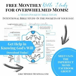 Join the community and download your FREE Monthly Bible Study!