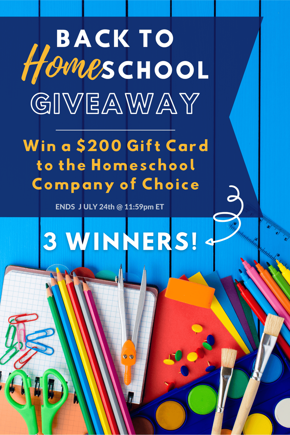 2026 Back to Homeschool Giveaway long