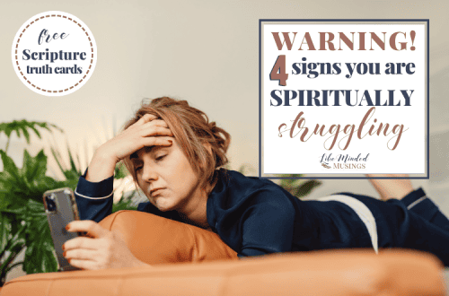woman on phone stressed out struggling spiritually and doesn't know why